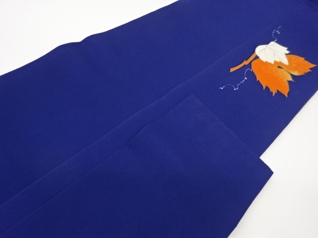  塩瀬金彩葡萄模様名古屋帯